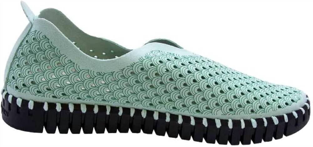 NEW ILSE JACOBSEN women's tulip slip on shoes in laurel green